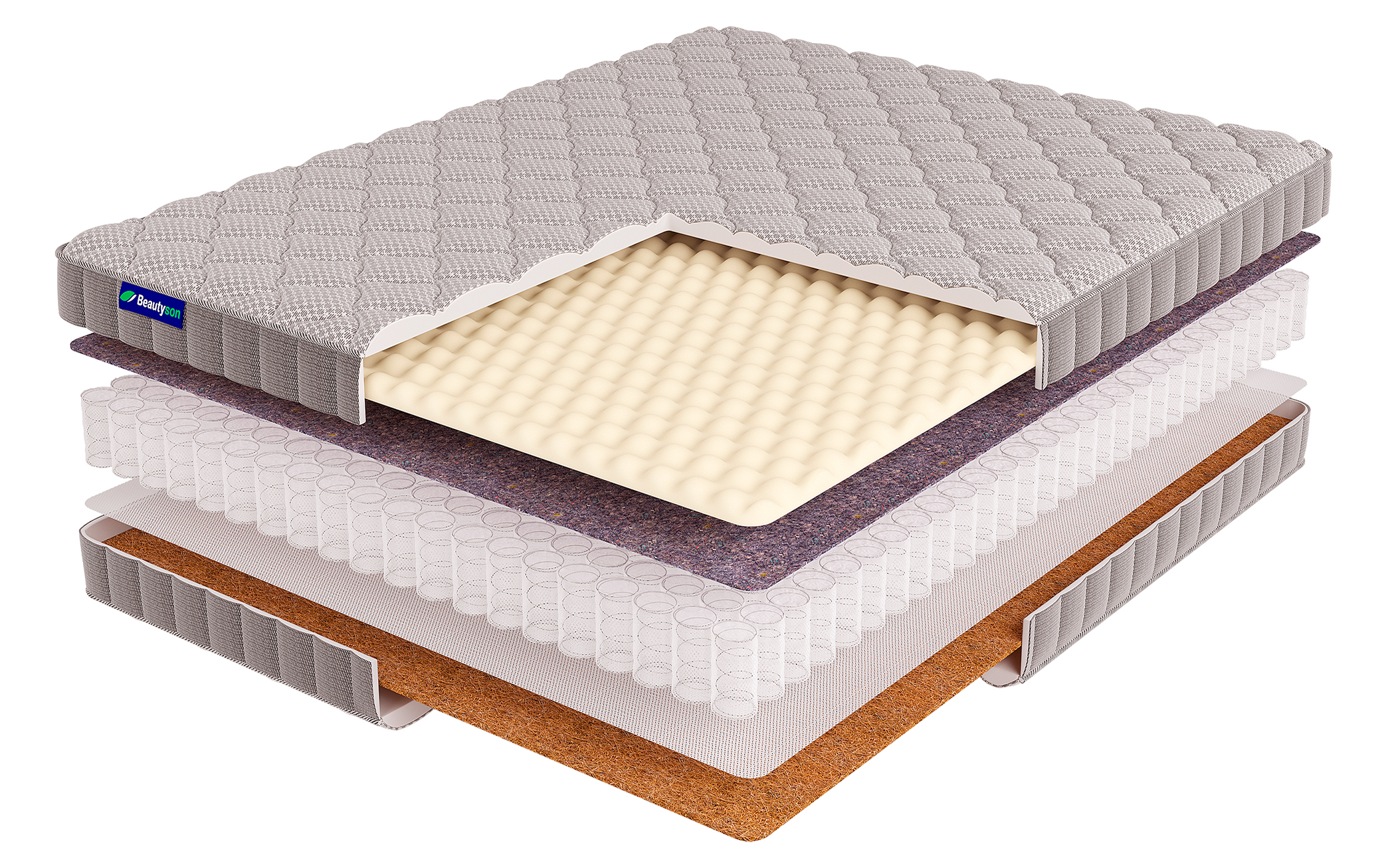 фото: Матрас Beautyson Roll Spring Massage Cocos S600